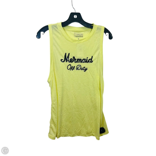 Top Short Sleeve Basic By Freeze In Yellow, Size: M