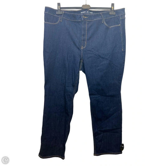 Jeans Straight By Old Navy In Blue Denim, Size: 22