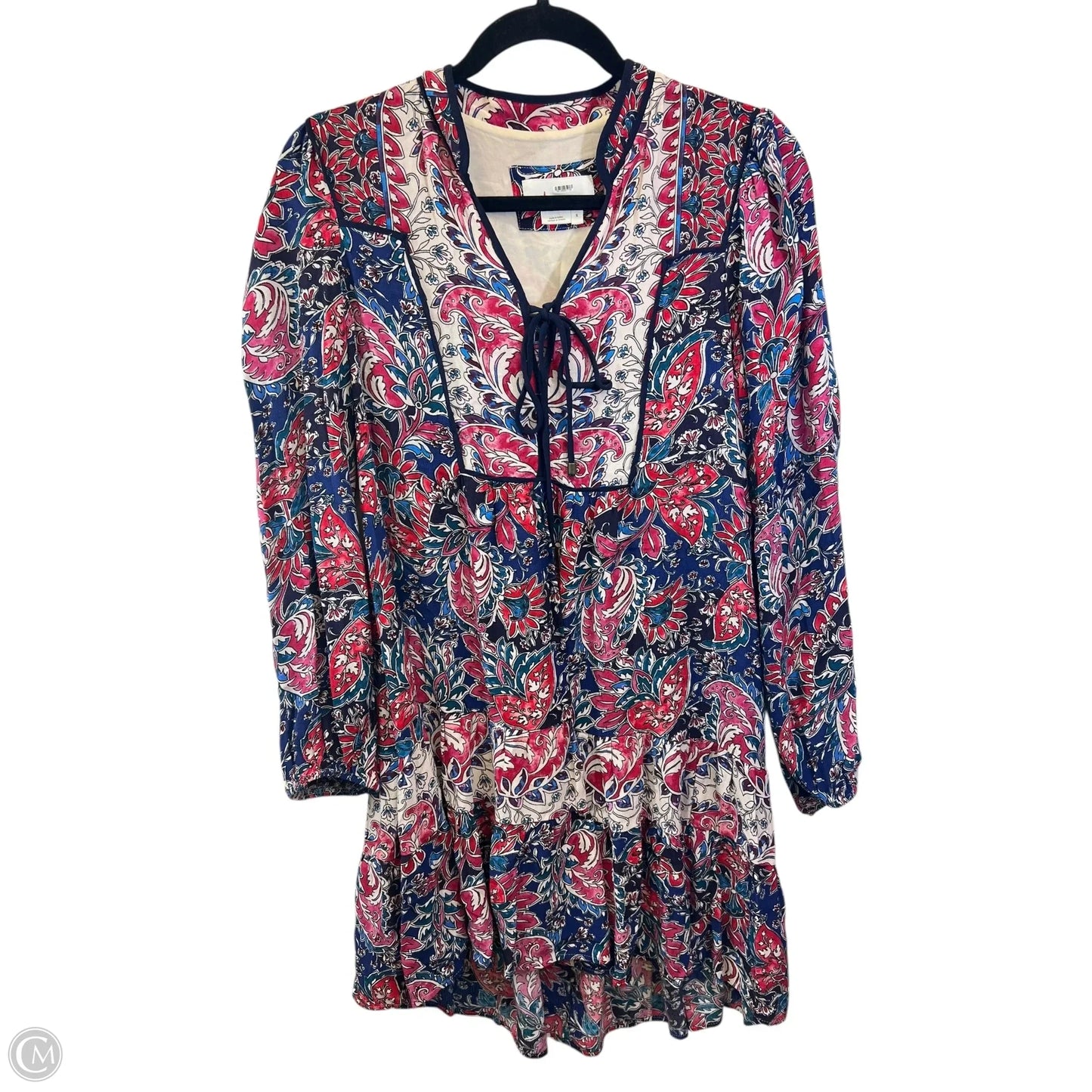 Dress Casual Midi By Anthropologie In Multi-colored, Size: S