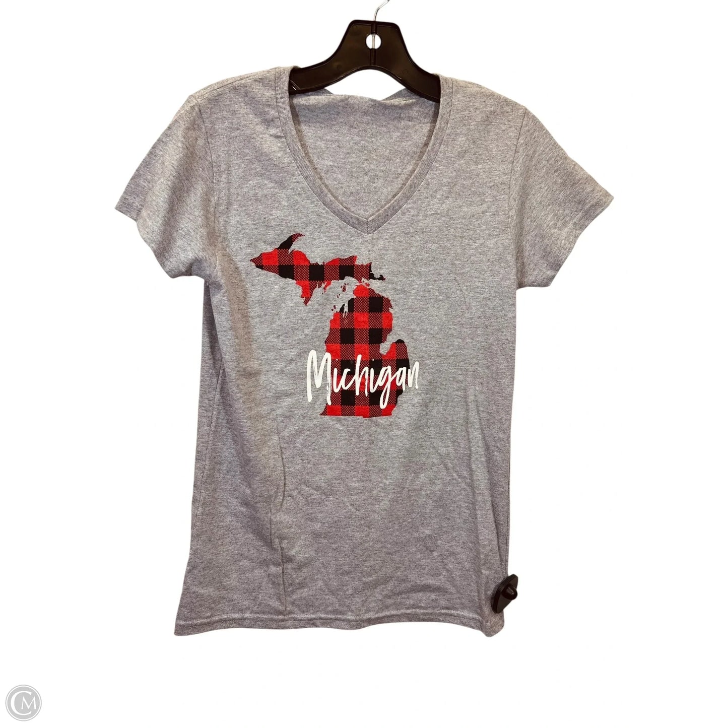 Top Short Sleeve Basic By Gildan In Grey, Size: S