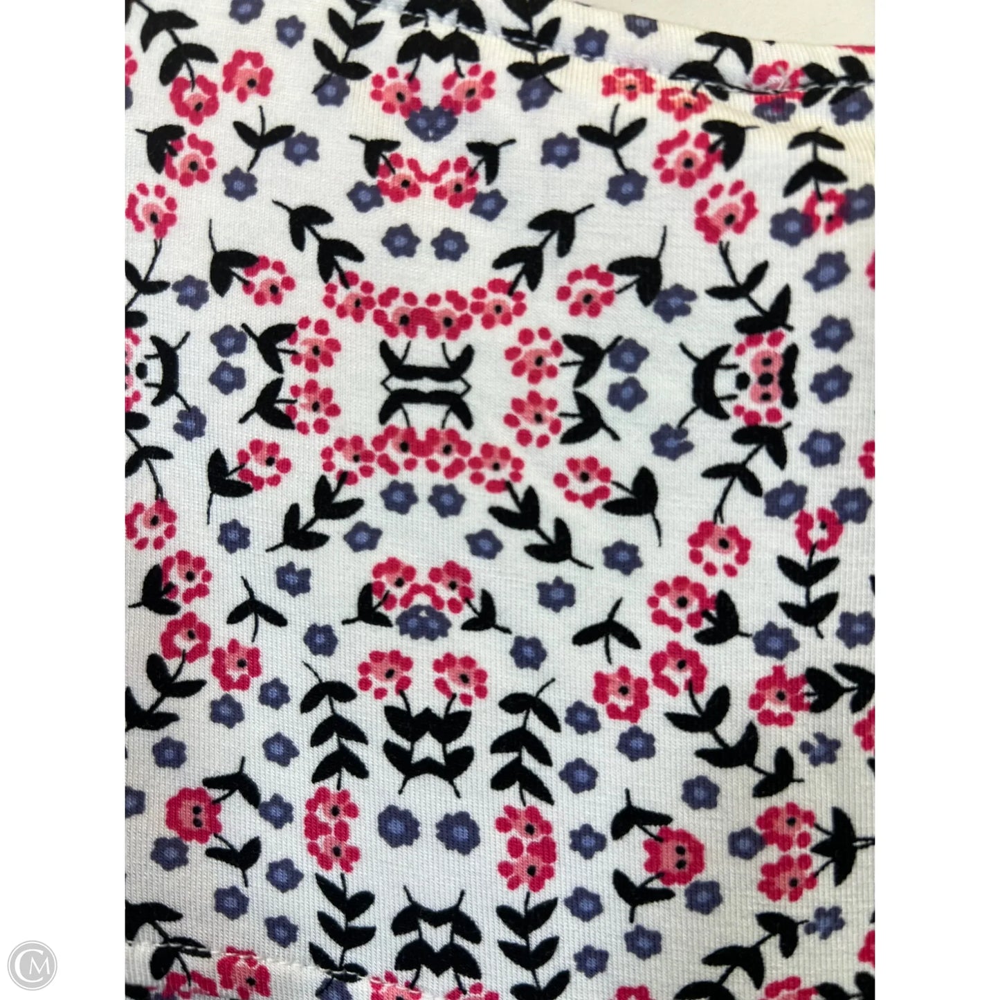 Top Short Sleeve By Premise Studio In Pink & Purple, Size: 1x