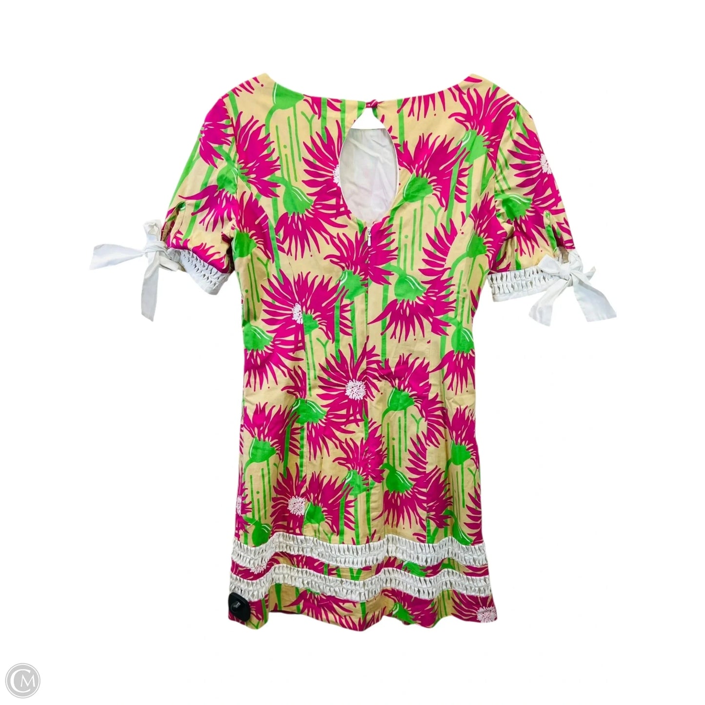 Dress Casual Midi By Lilly Pulitzer In Tropical Print, Size: 0