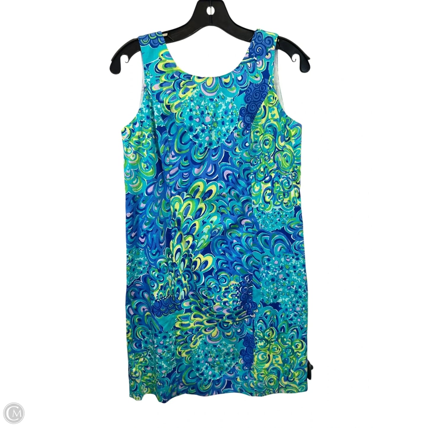 Dress Casual Midi By Lilly Pulitzer In Blue & Green, Size: 6