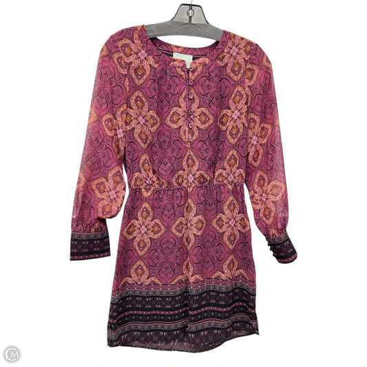 Dress Designer By Maeve In Orange & Purple, Size: Xsp