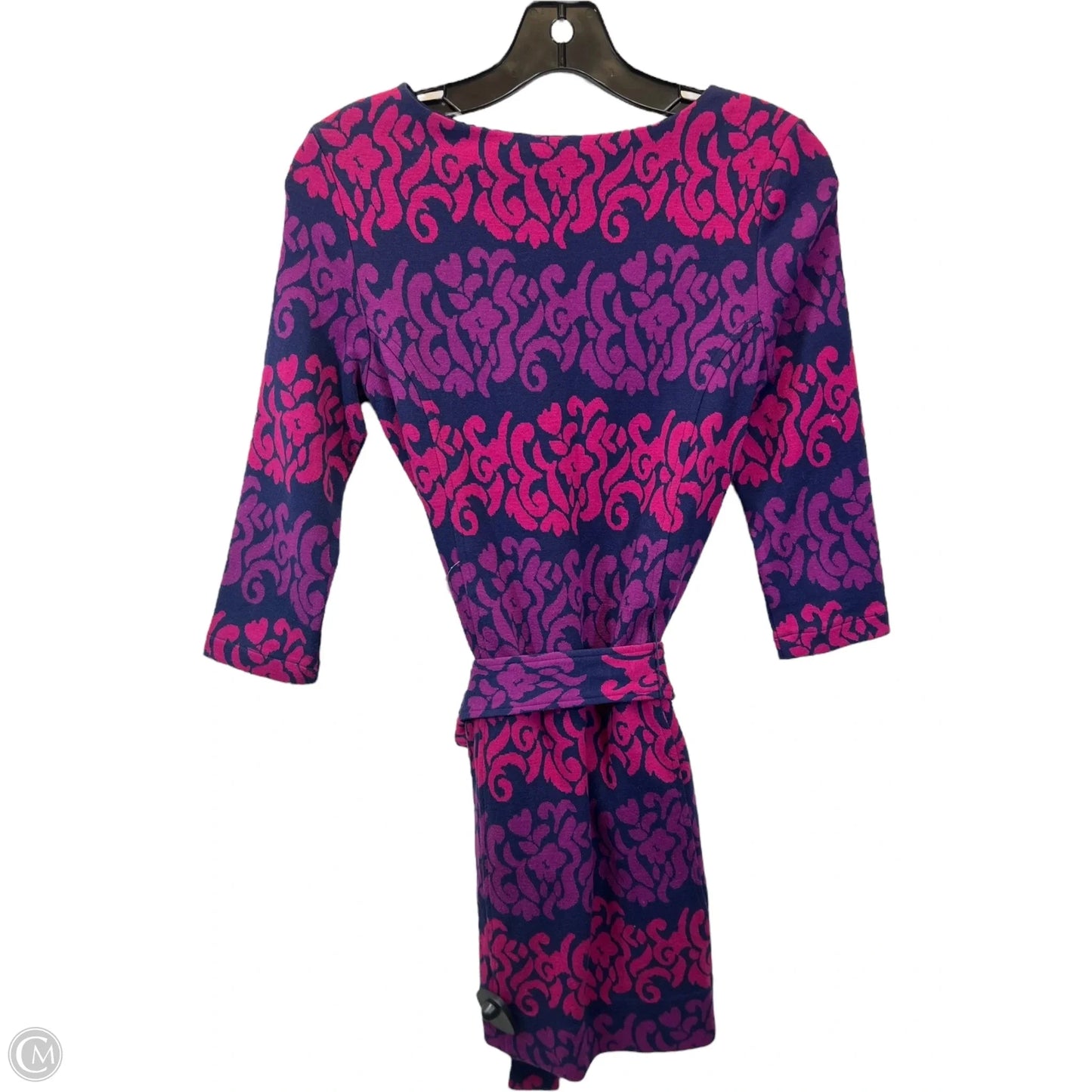 Dress Casual Midi By Lilly Pulitzer In Pink & Purple, Size: Xs