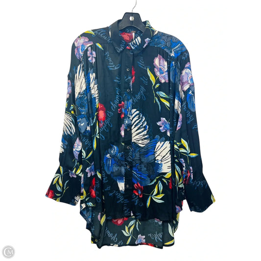 Top Long Sleeve By Free People In Black, Size: Xs