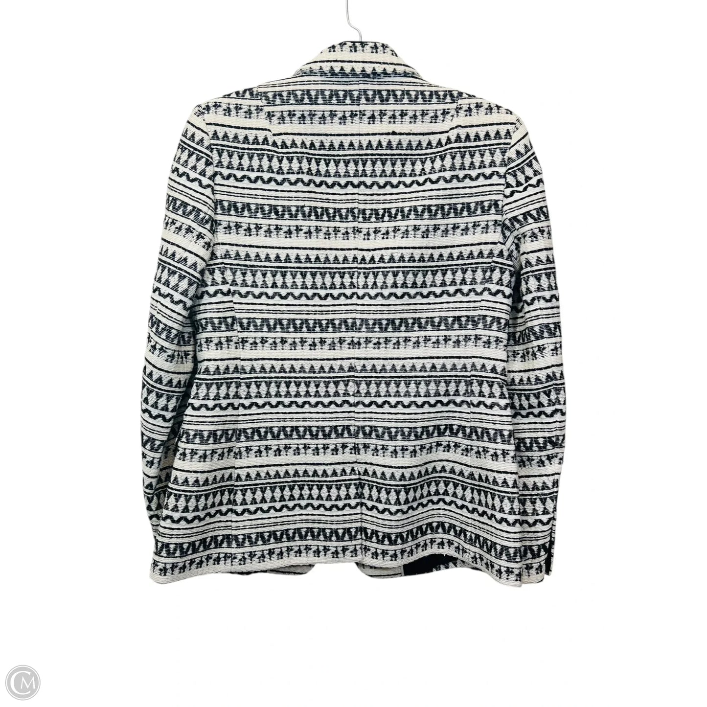 Blazer By Banana Republic In Black & Cream, Size: Sp