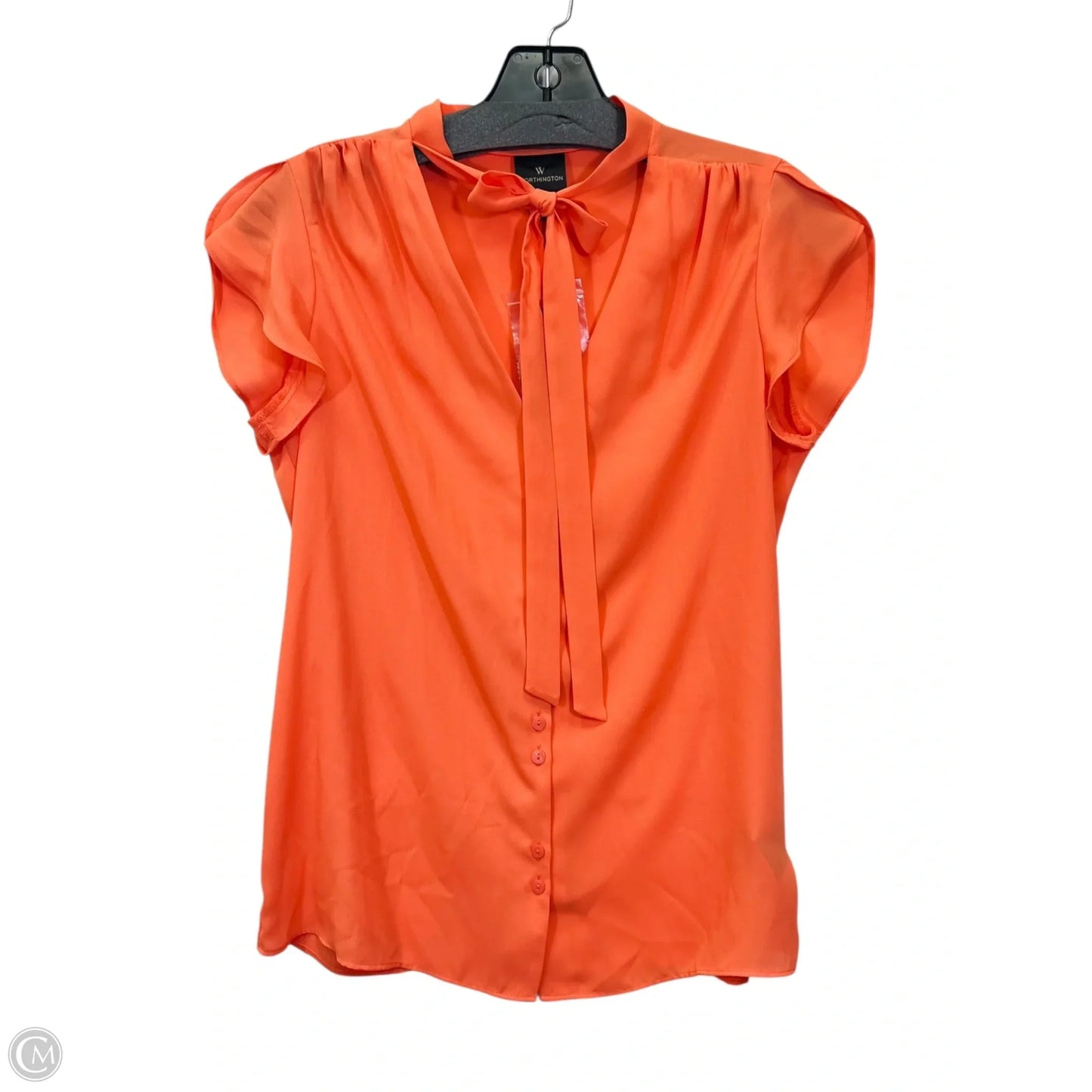 Top Sleeveless By Worthington In Orange, Size: S