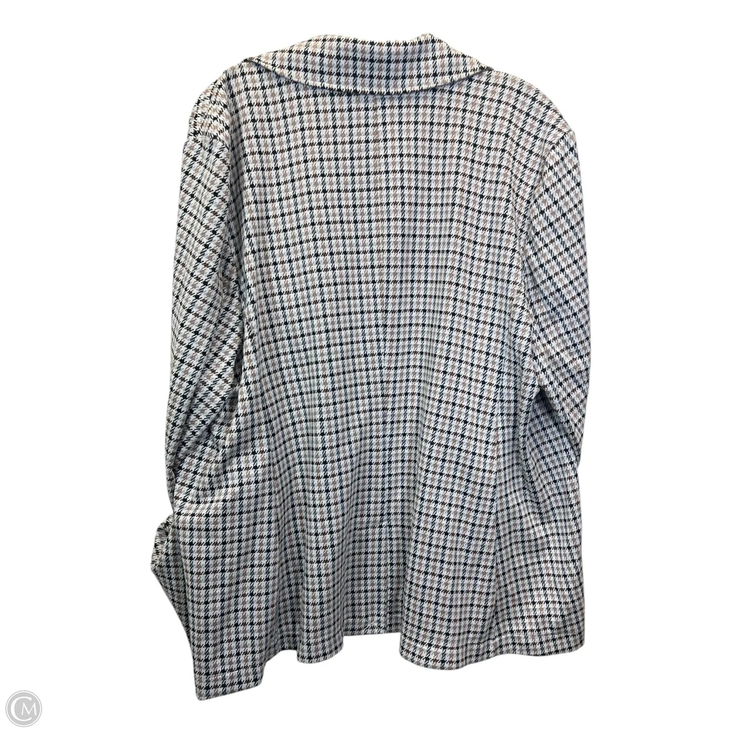 Blazer By Lands End In Brown & Grey, Size: 2x