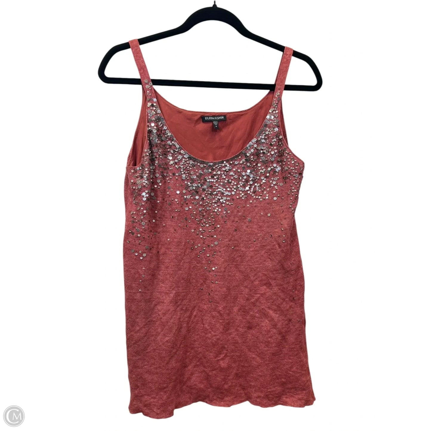 Tank Top Designer By Eileen Fisher In Red, Size: M