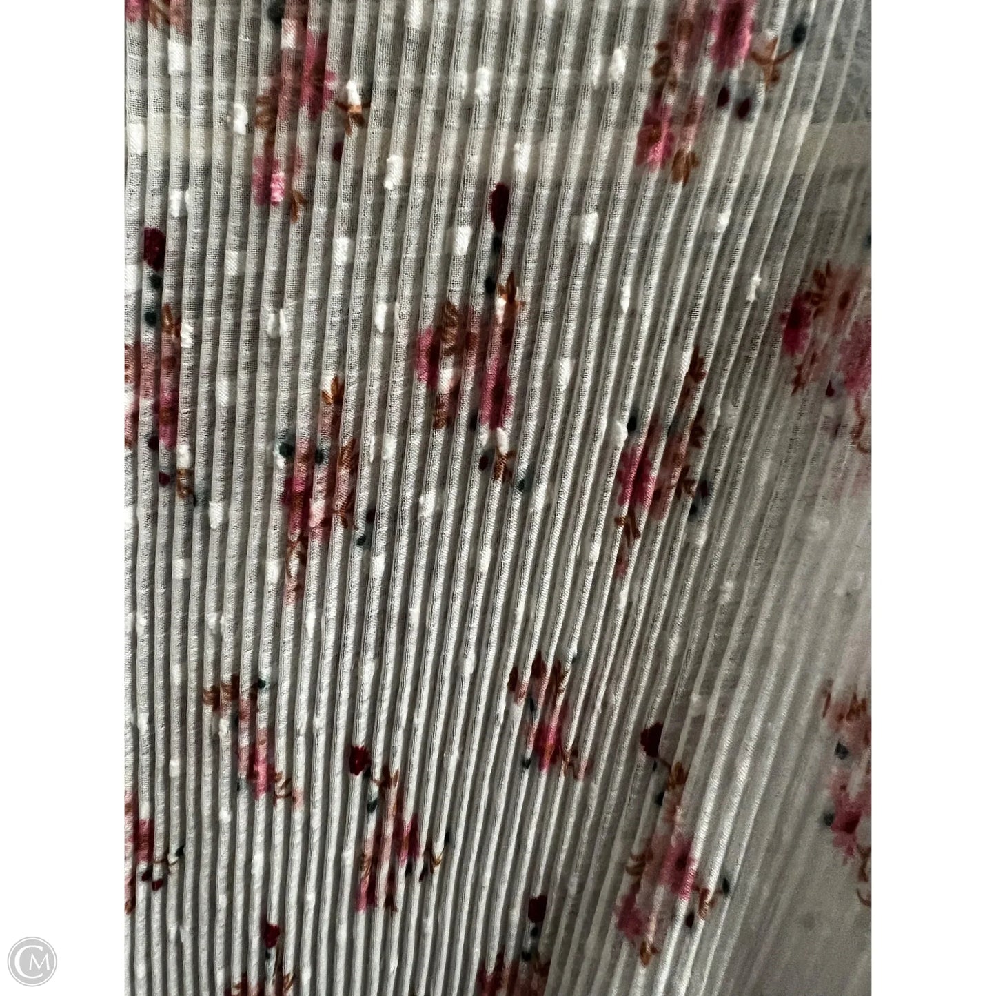 Top Long Sleeve Designer By Let Me Be In Floral Print, Size: S