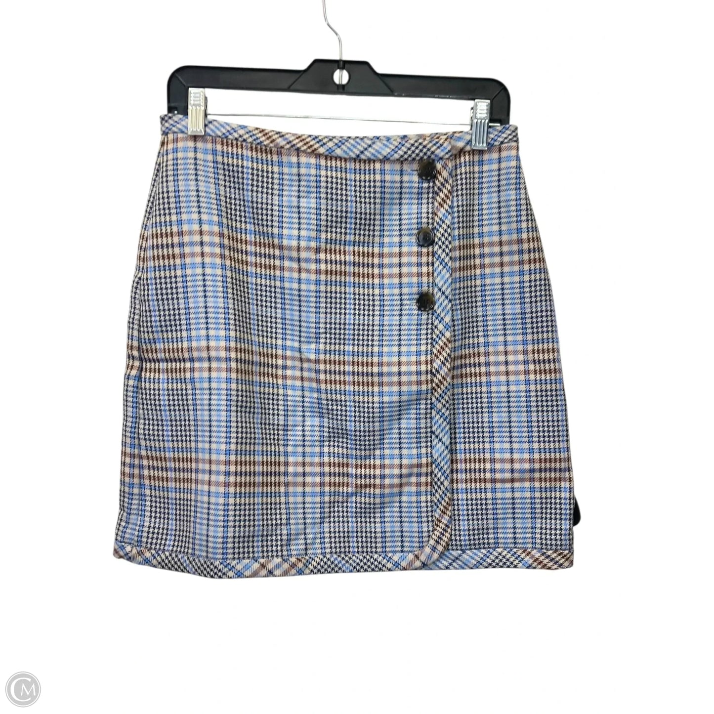 Skirt Mini & Short By Talbots In Plaid Pattern, Size: Sp