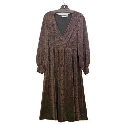 Dress Casual Maxi By Lush In Gold, Size: M