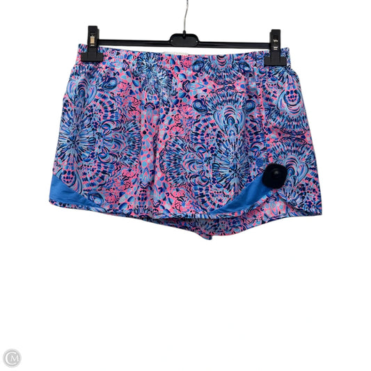 Athletic Shorts By Lilly Pulitzer In Blue & Pink, Size: L