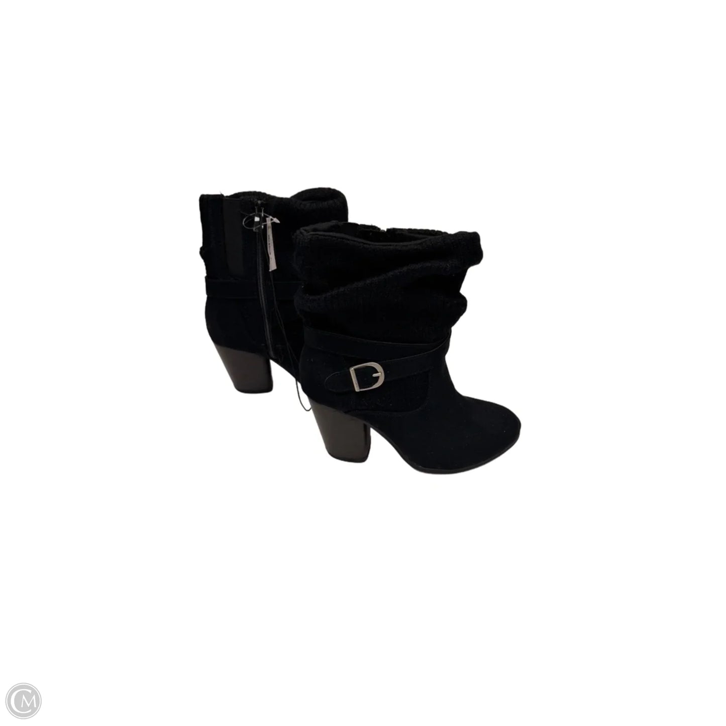 Boots Mid-calf Heels By Torrid In Black, Size: 7
