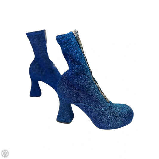Boots Designer By Stella Mccartney In Blue, Size: 7