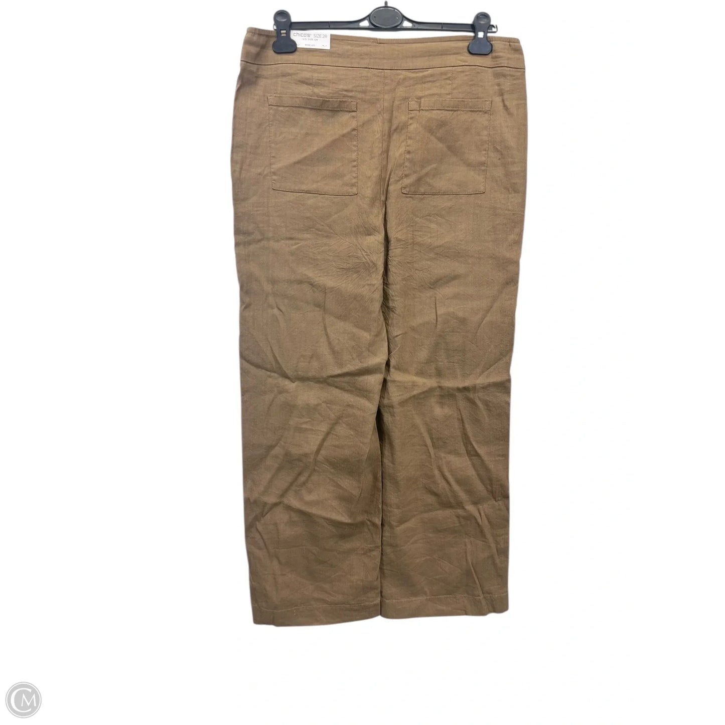 Pants Wide Leg By Chicos In Tan, Size: 12