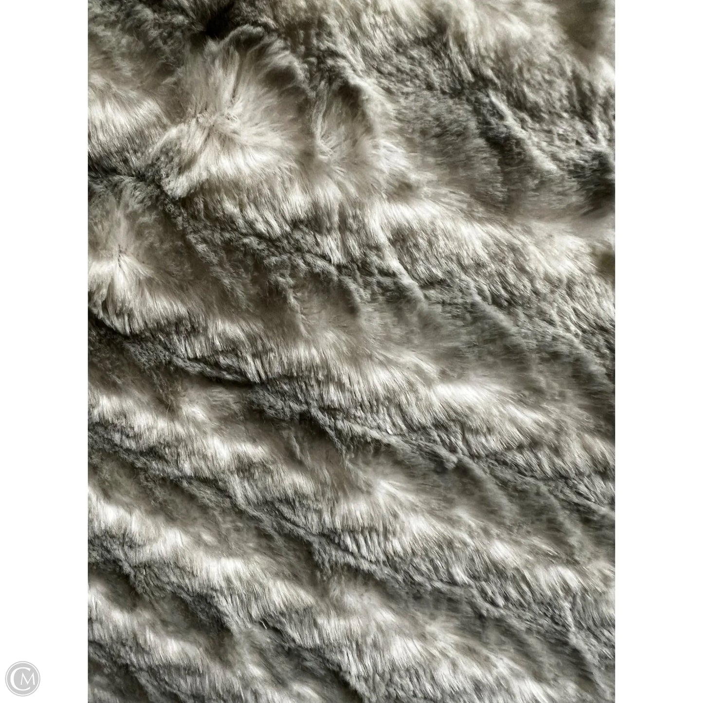 Vest Faux Fur & Sherpa By G By Giuliana In Grey, Size: Xl