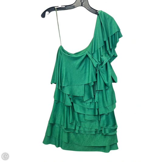 Dress Casual Short By Bcbgmaxazria In Green, Size: Xxs