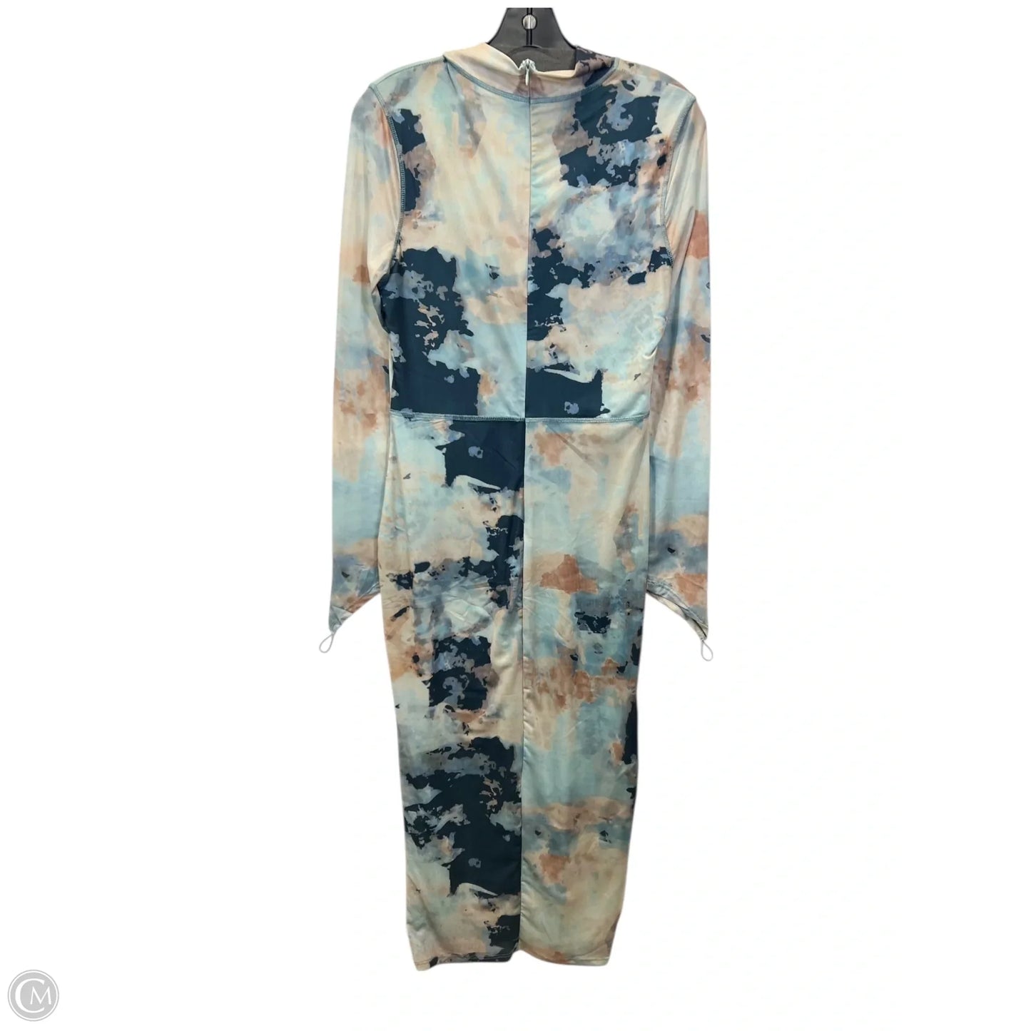 Dress Casual Maxi By Fashion Nova In Tie Dye Print, Size: Xl