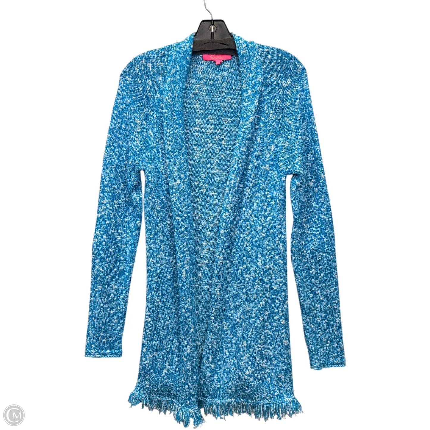 Sweater Cardigan By Lilly Pulitzer In Blue, Size: L