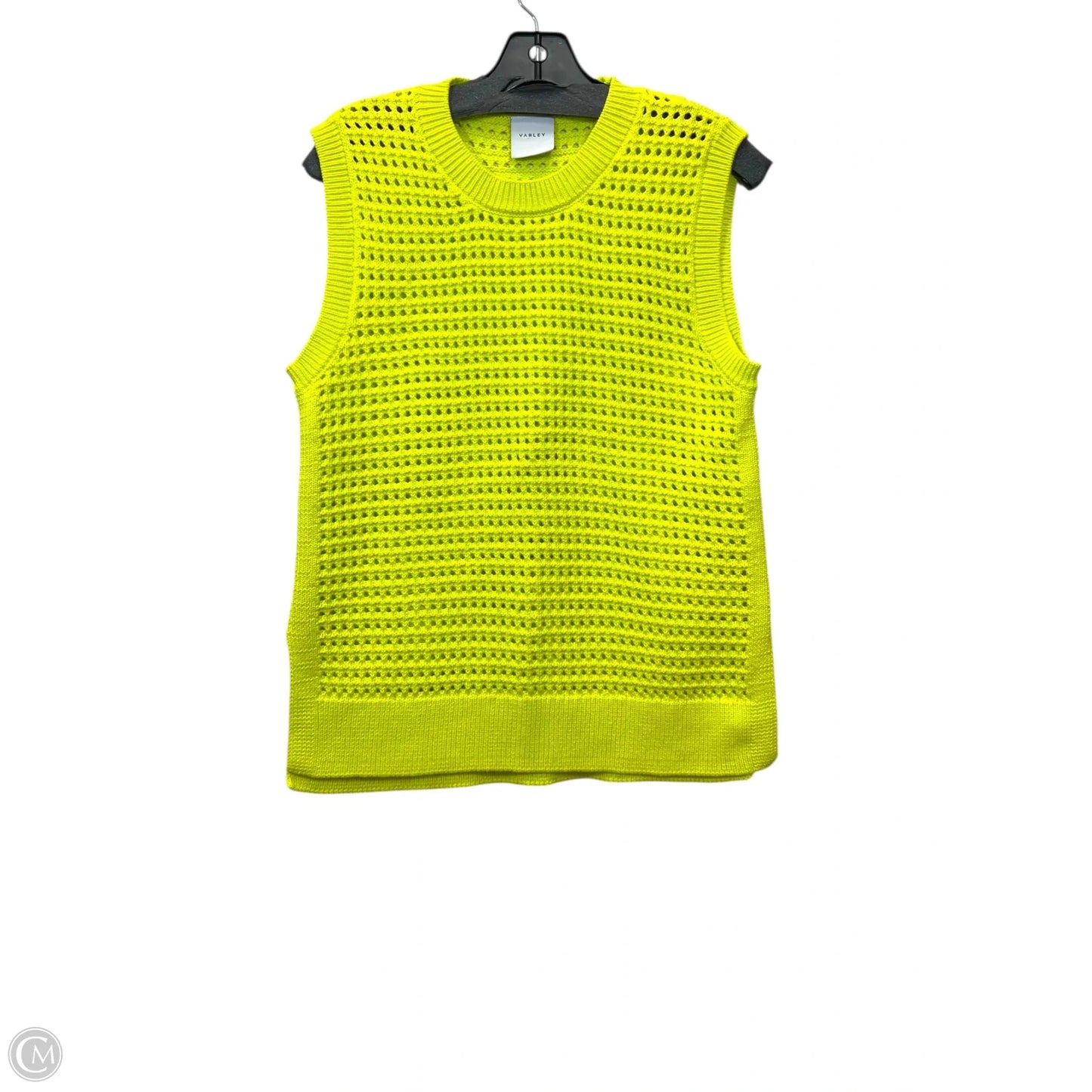 Sweater -Vest Designer By Varley In Lime Green, Size: M