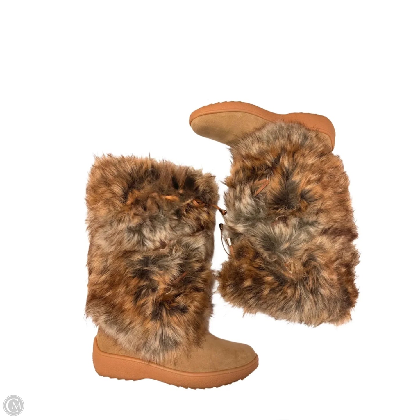 Boots Designer By Oscar Sport In Tan, Size: 9