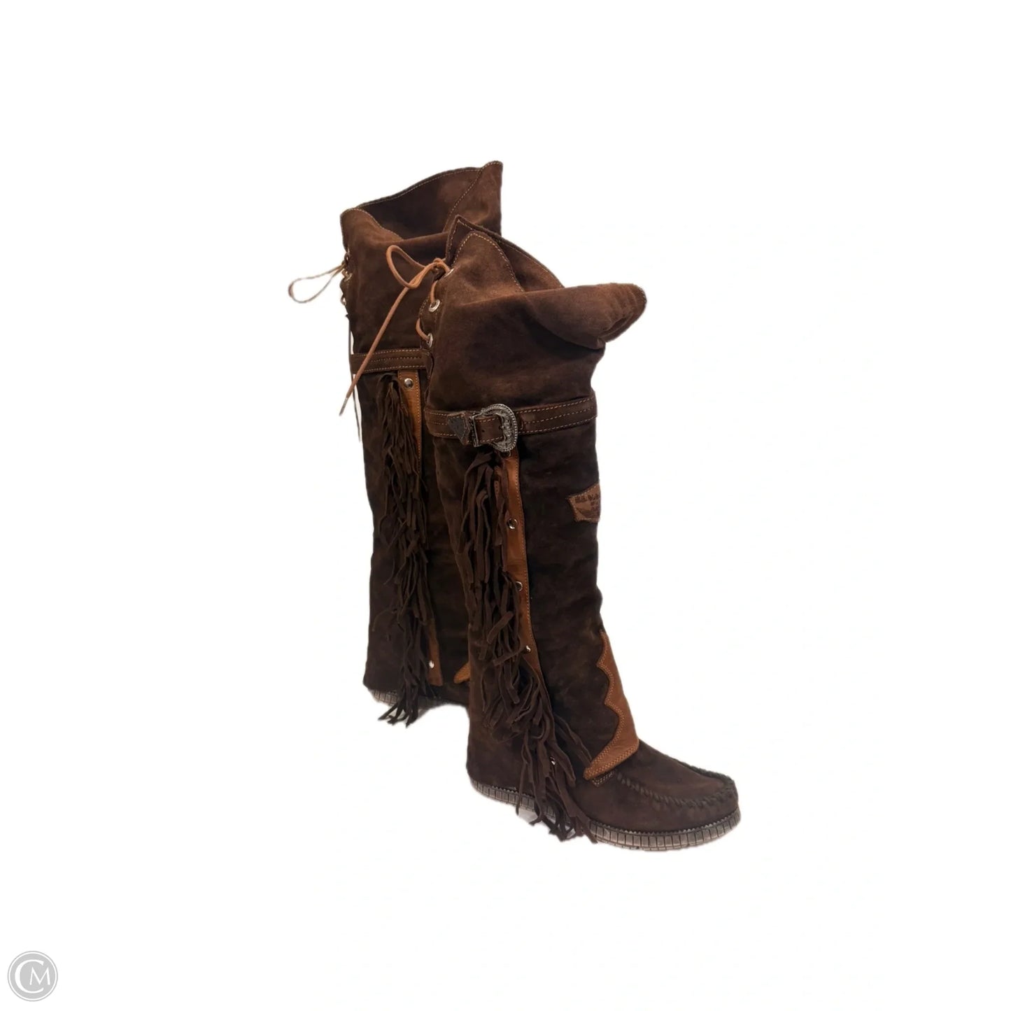 Boots Designer By Free People In Brown & Tan, Size: 9