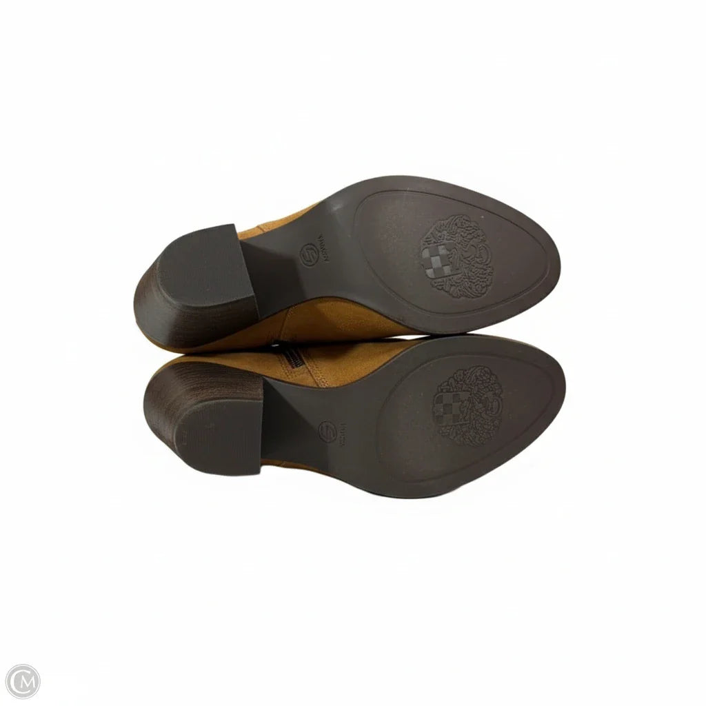 Boots Ankle Heels By Vince Camuto In Brown, Size: 7.5