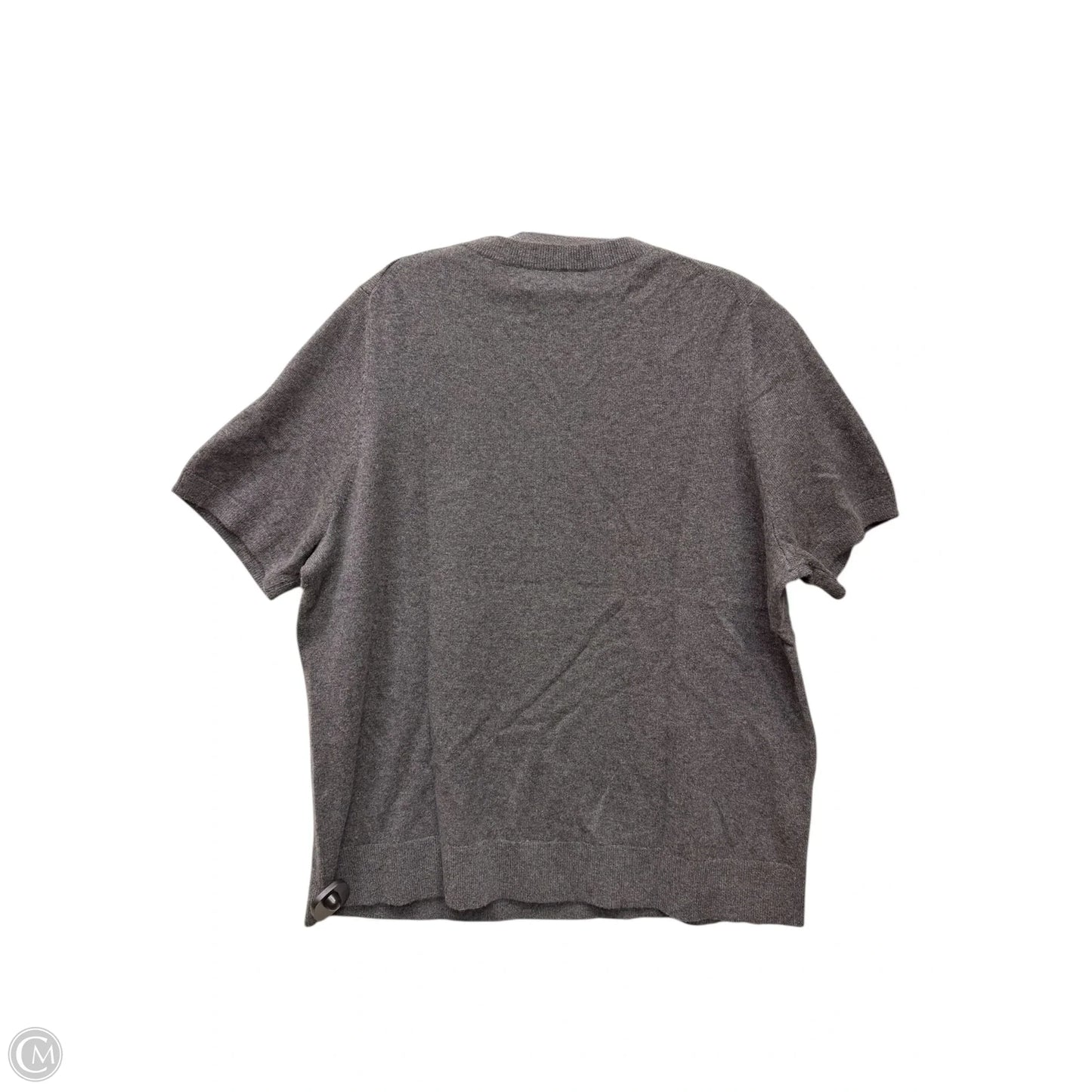 Sweater Cashmere By Lands End In Grey, Size: 1x