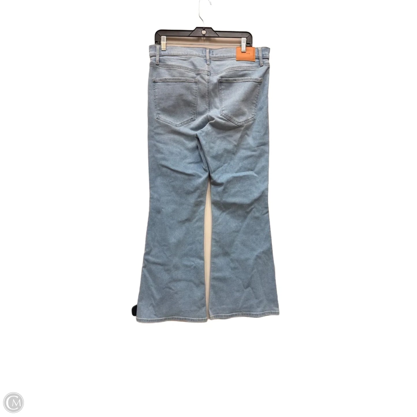 Jeans Flared By Express In Blue Denim, Size: 14p
