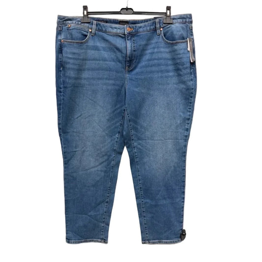 Jeans Skinny By Talbots In Blue Denim, Size: 24