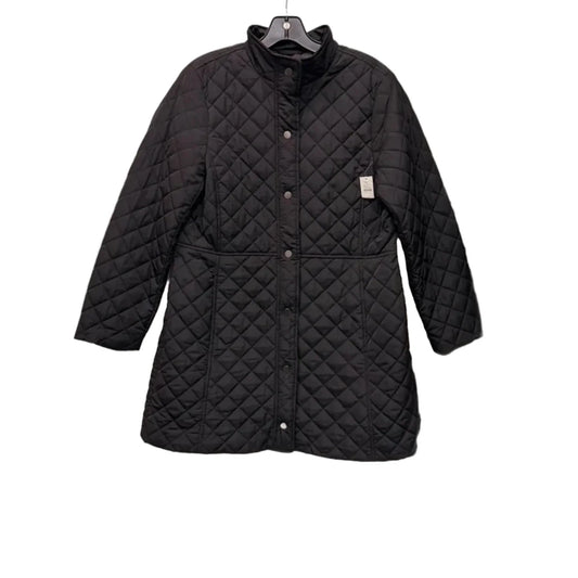 Coat Puffer & Quilted By Talbots In Black, Size: Mp