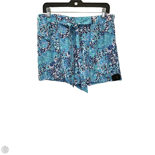 Shorts By Lilly Pulitzer In Blue & White, Size: 10