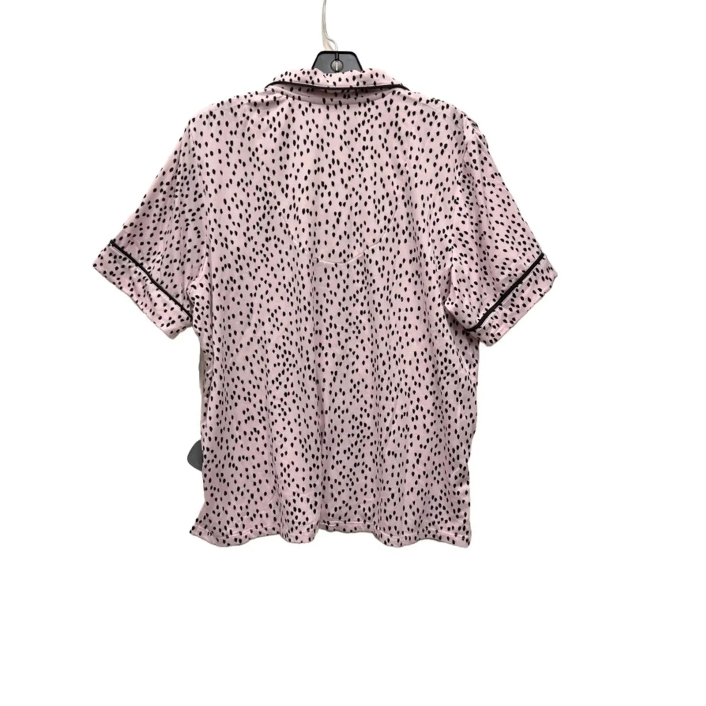 Pajamas 2pc By Simply Vera In Black & Pink, Size: L