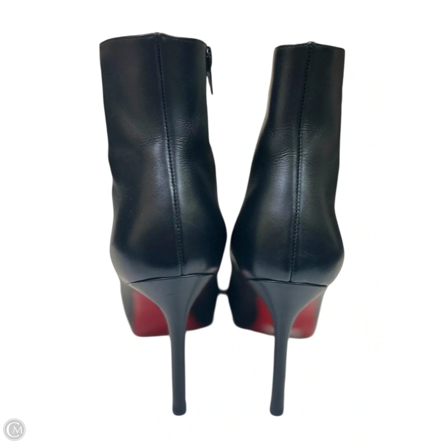 Boots Designer By Christian Louboutin In Black, Size: 5.5