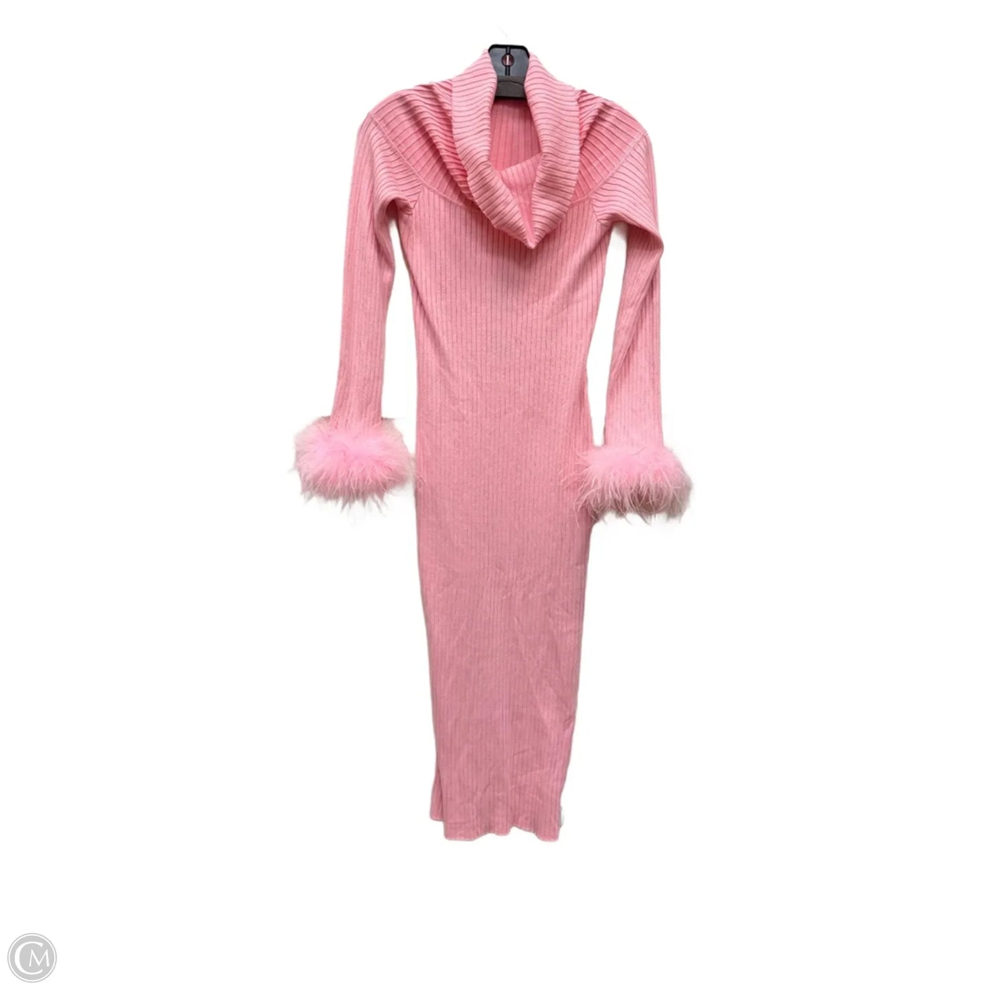 Dress Sweater By Fashion Nova In Pink, Size: L