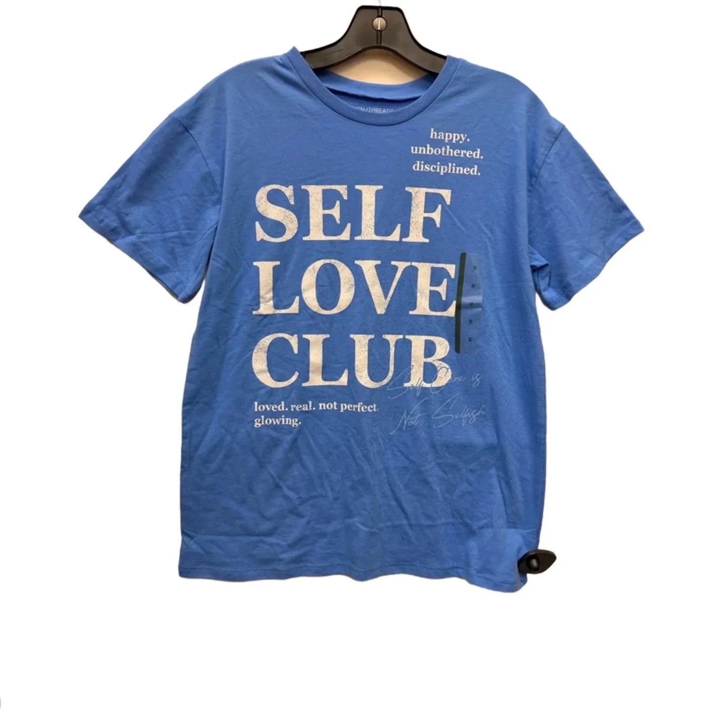 Top Short Sleeve Basic By Grayson Threads In Blue, Size: M