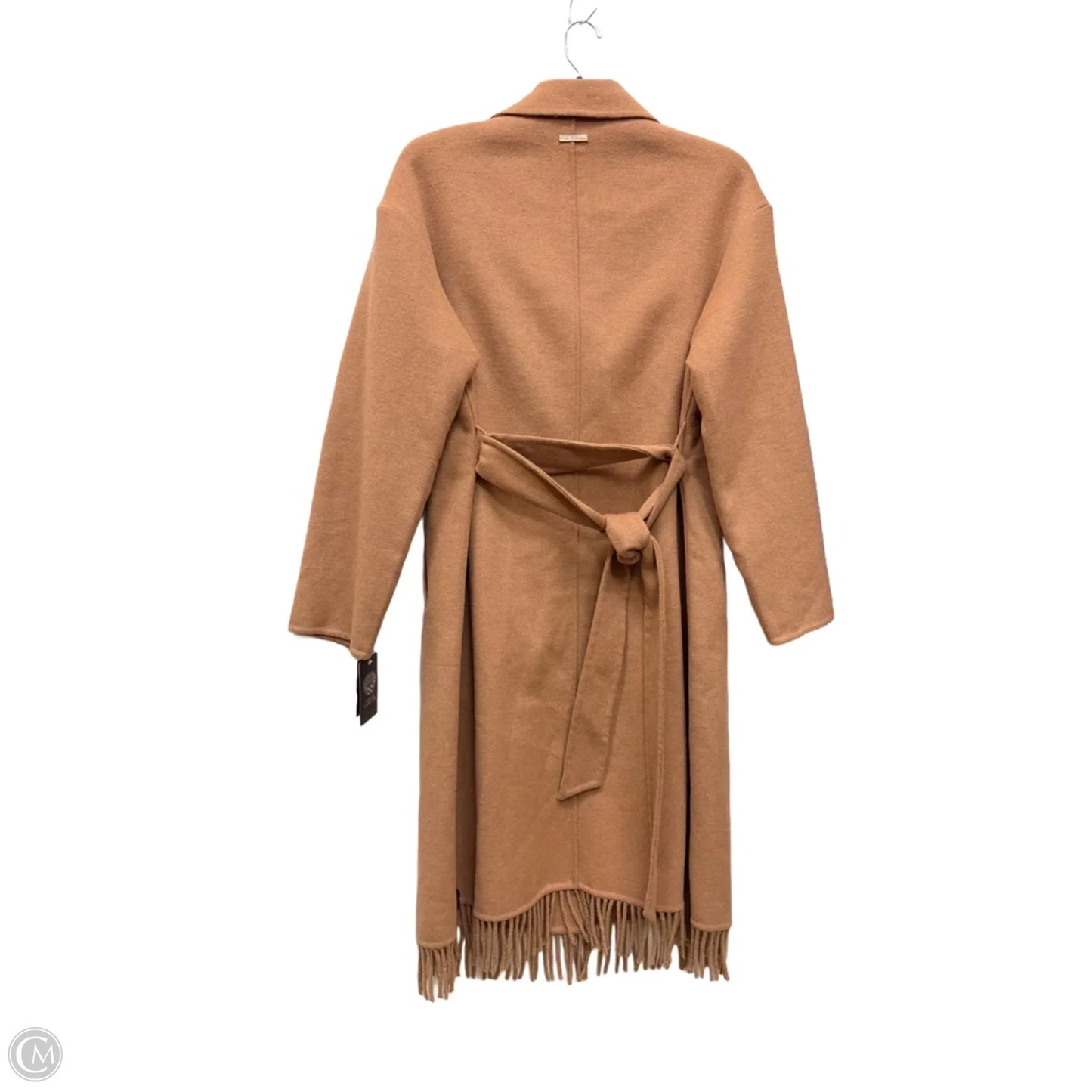 Coat Wool By Vince Camuto In Tan, Size: M