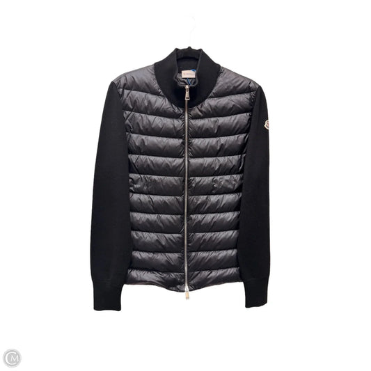 Jacket Luxury Designer By Moncler In Black, Size: Xl
