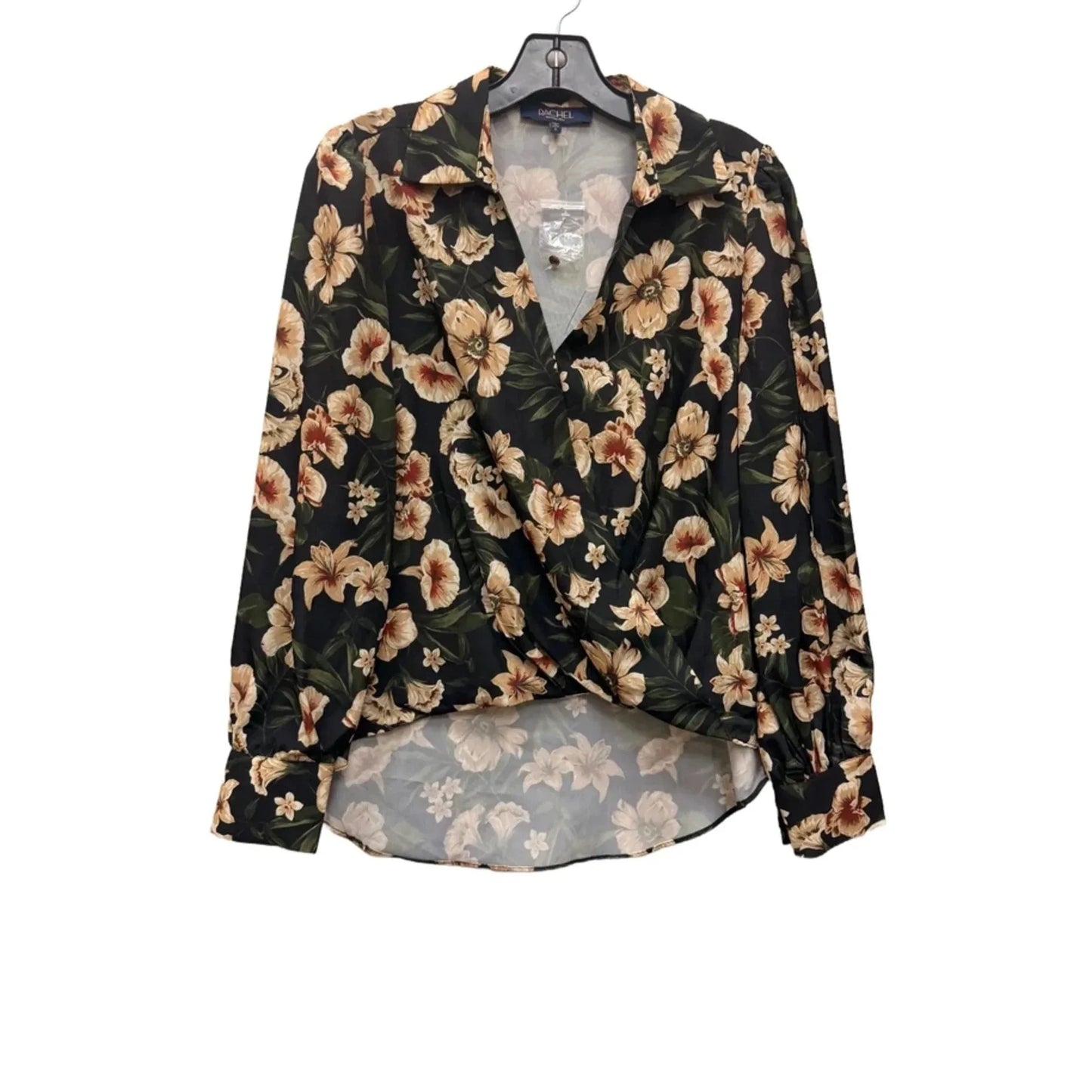 Top Long Sleeve By Rachel Zoe In Floral Print, Size: S