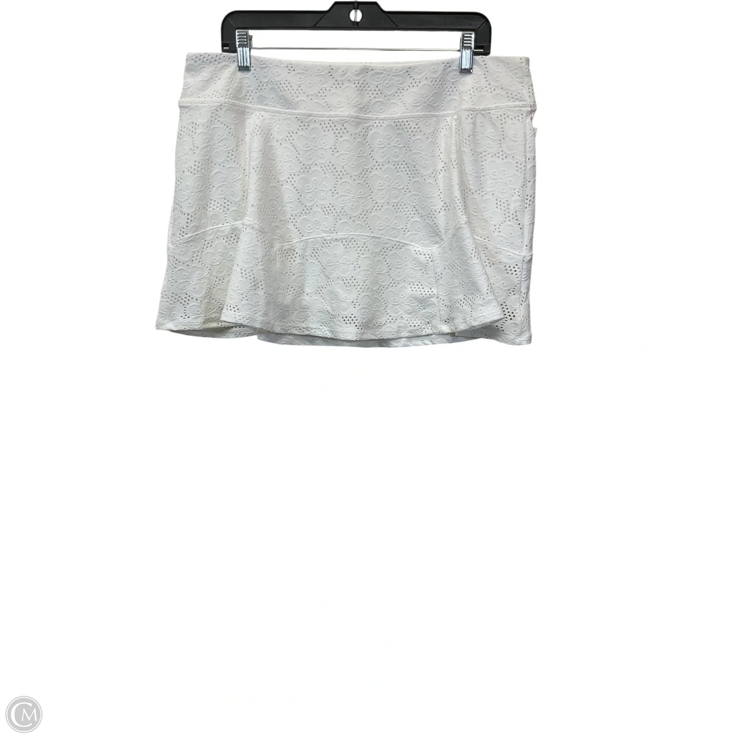 Athletic Skort By Lilly Pulitzer In White, Size: Xl