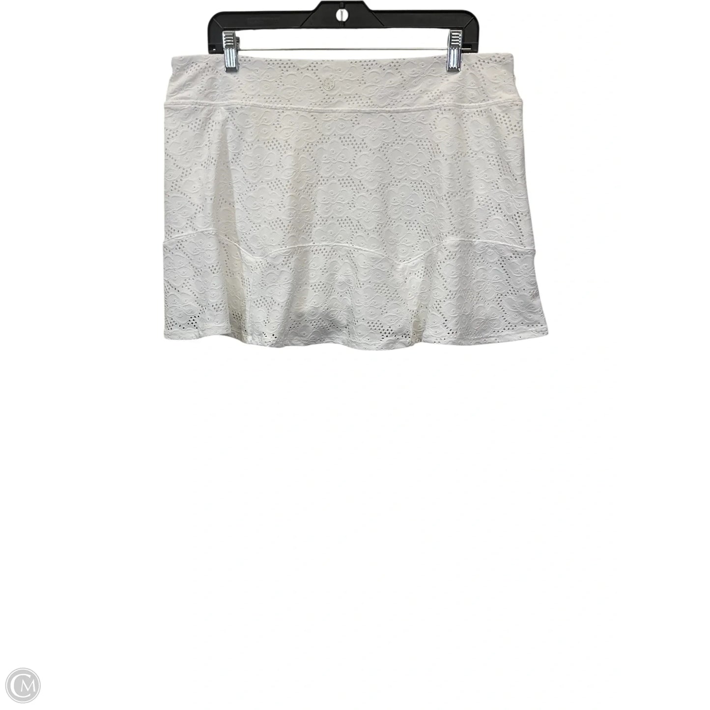 Athletic Skort By Lilly Pulitzer In White, Size: Xl