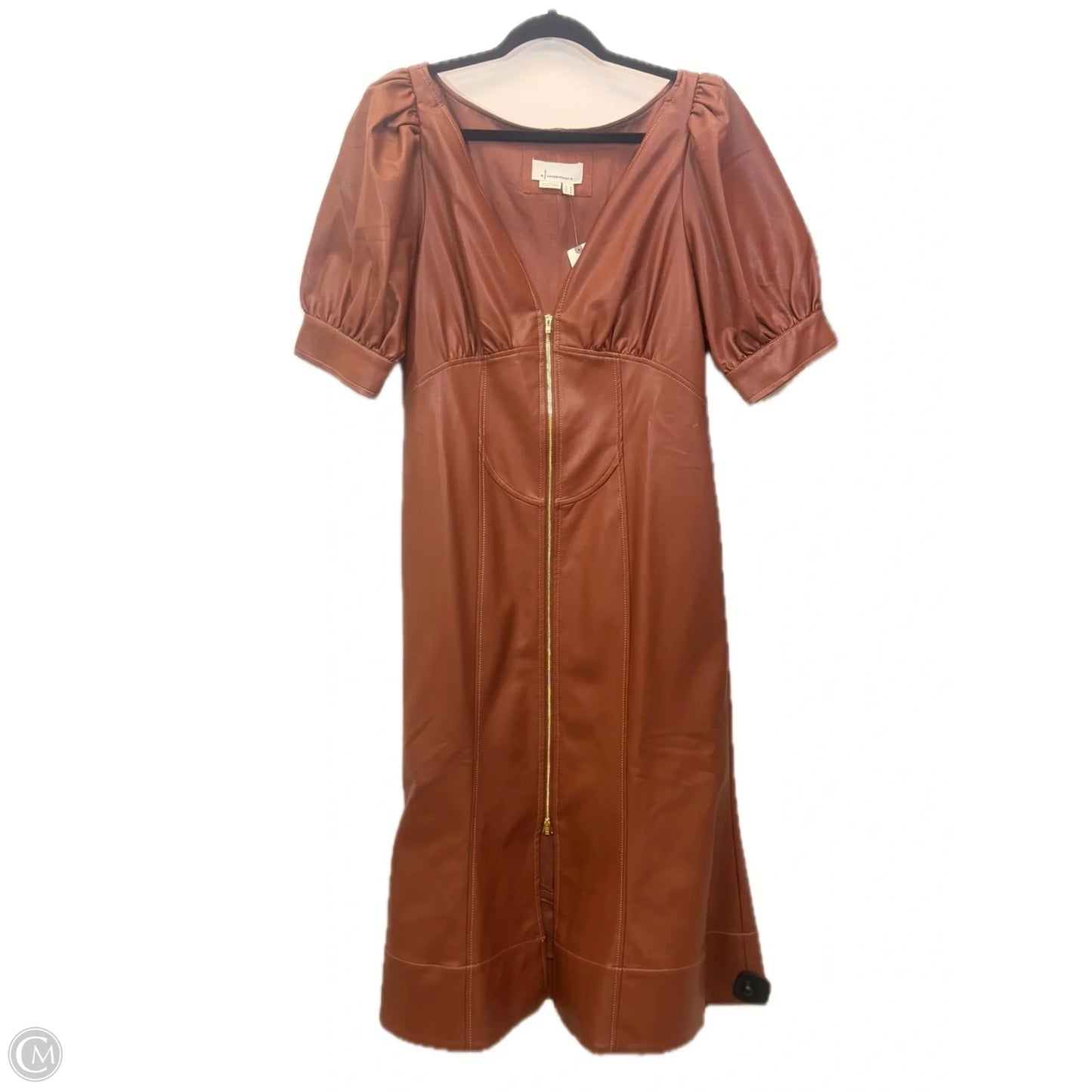 Dress Designer By Anthropologie In Brown, Size: L