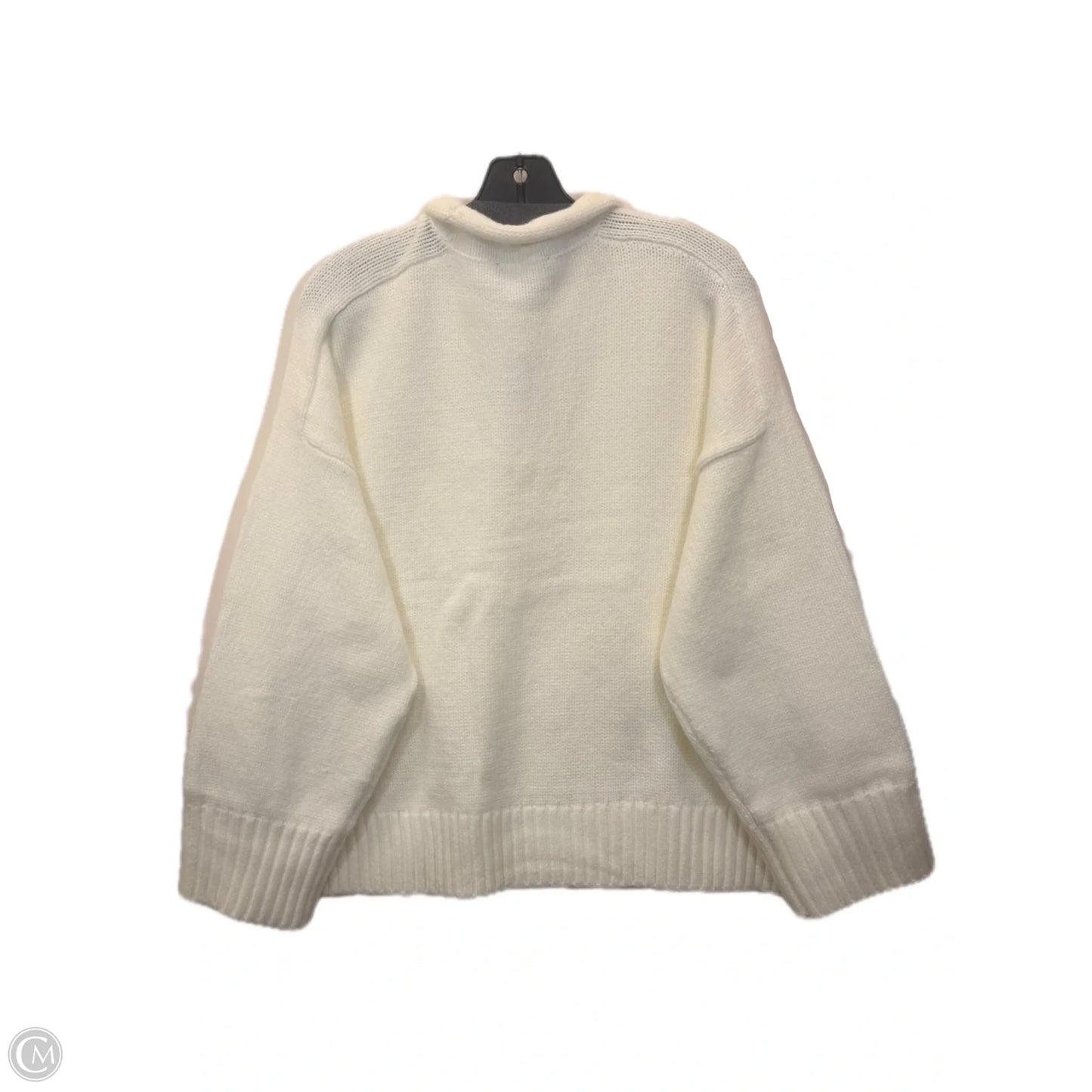 Sweater By Ann Taylor In Cream, Size: Xl