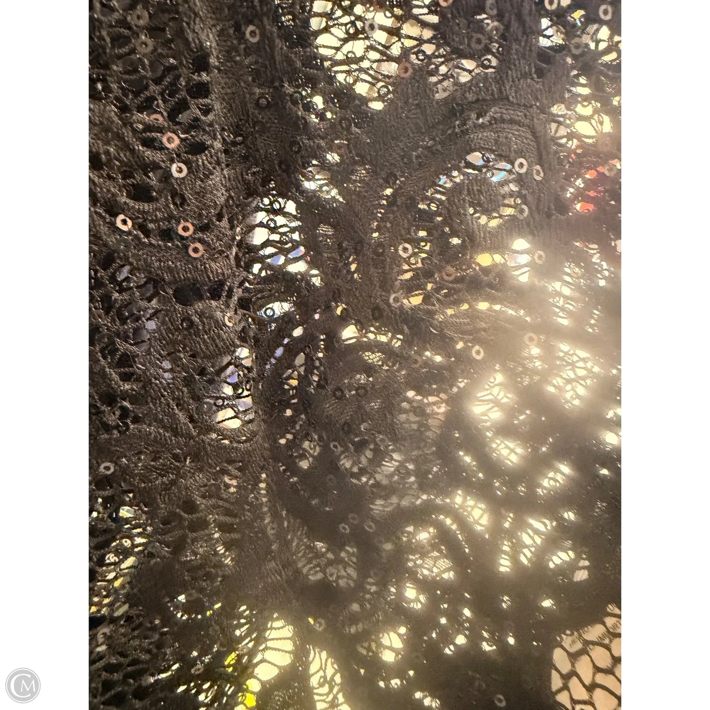 Cardigan By R And M Richards In Black, Size: Xl