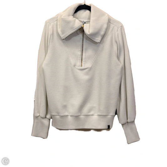 Sweatshirt Designer By Varley In Cream, Size: S