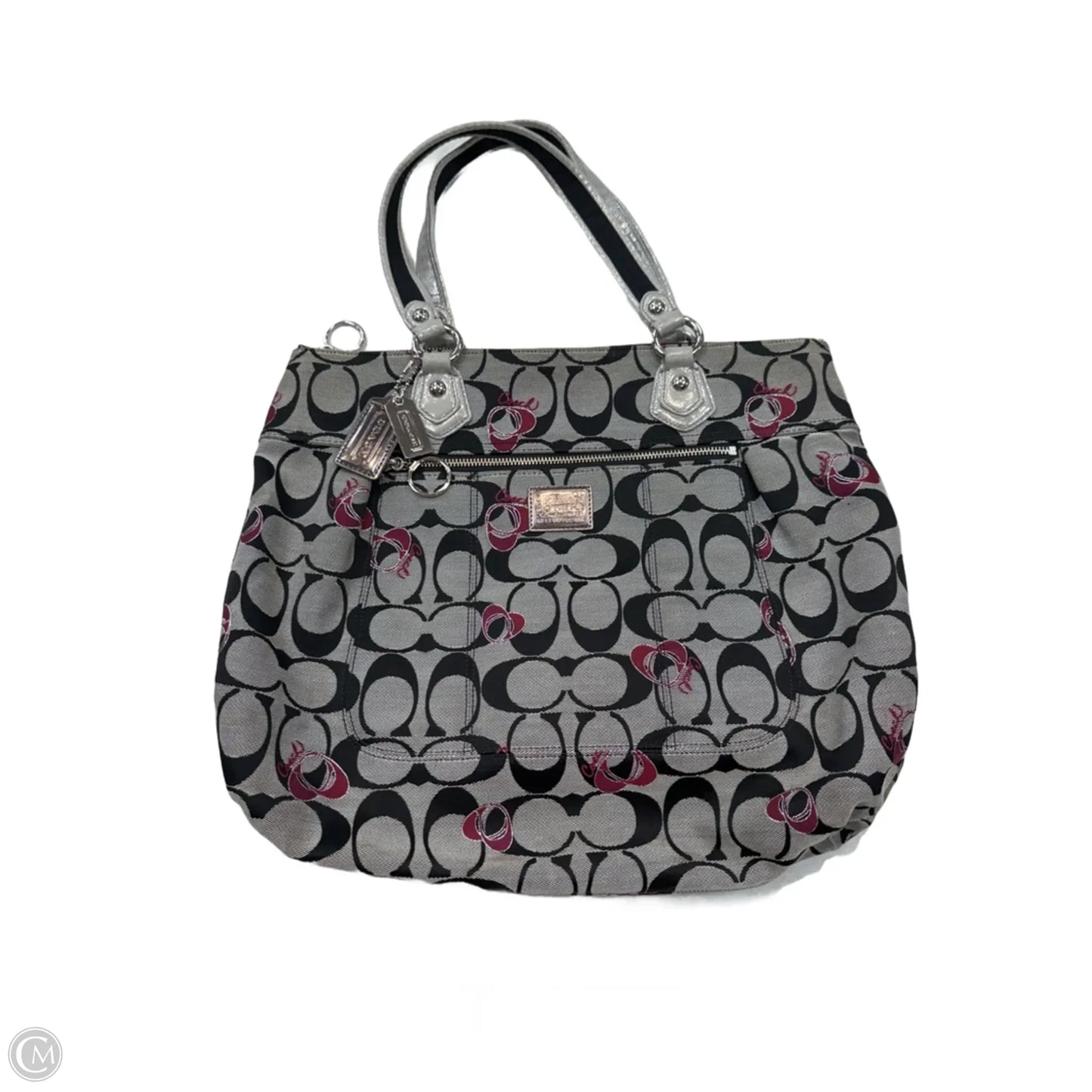 Poppy Handbag Designer By Coach, Size: Large
