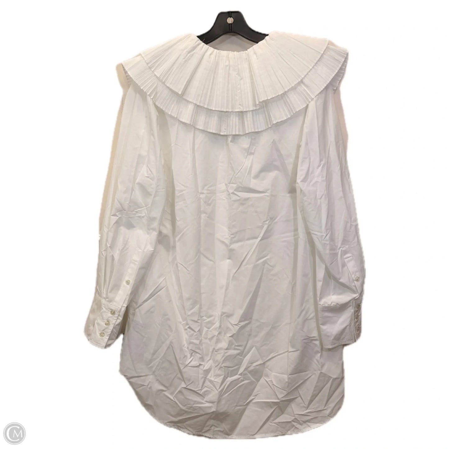 Tunic Long Sleeve By H&m In White, Size: S