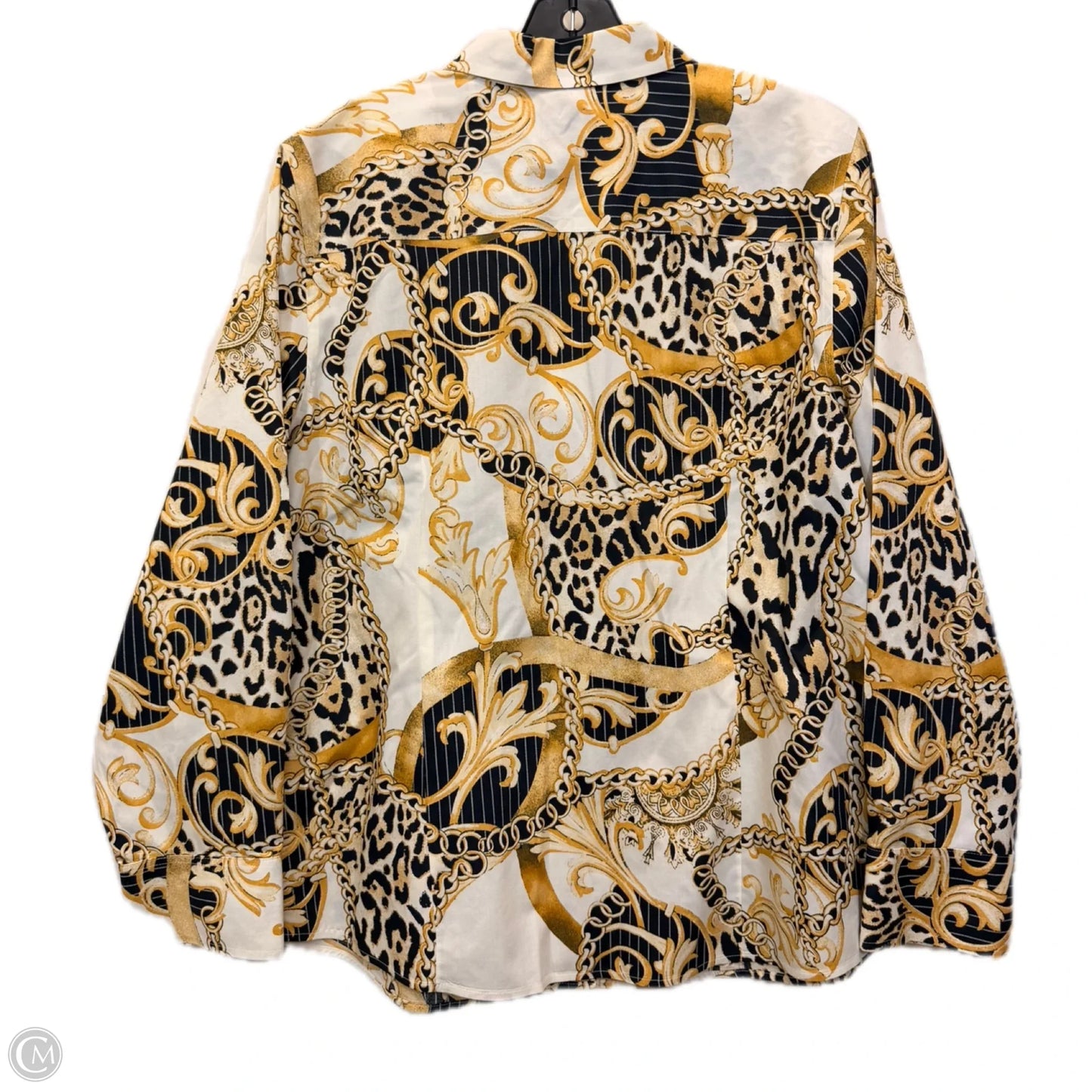 Top Long Sleeve By Chicos In Animal Print, Size: Xl